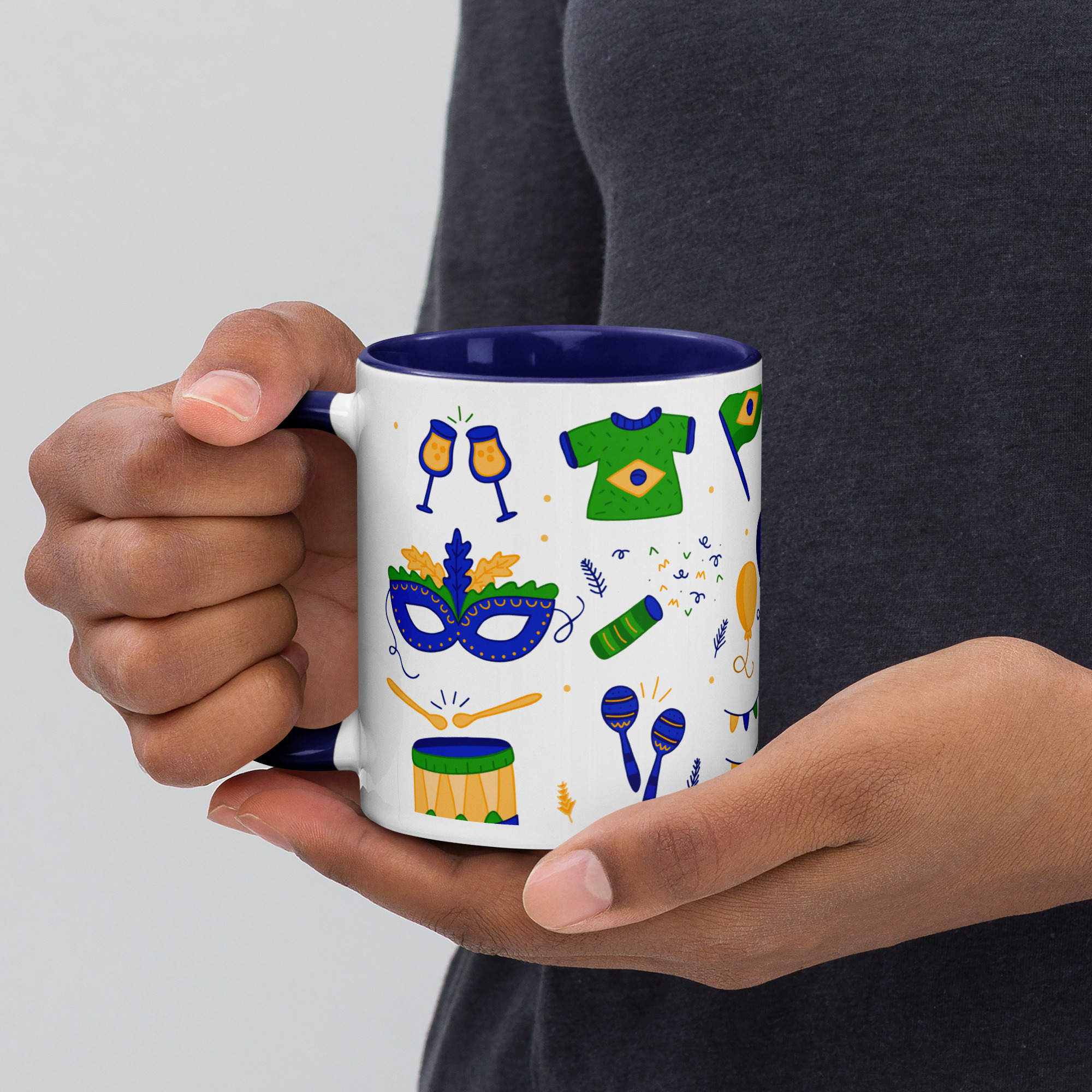 Caneca com Cor Interna